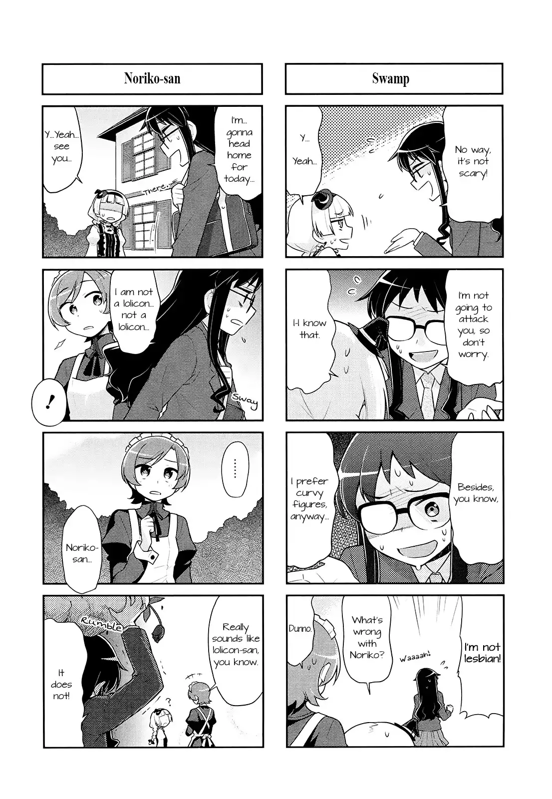 Majo to Houki to Kurobuchi Megane Chapter 8 4